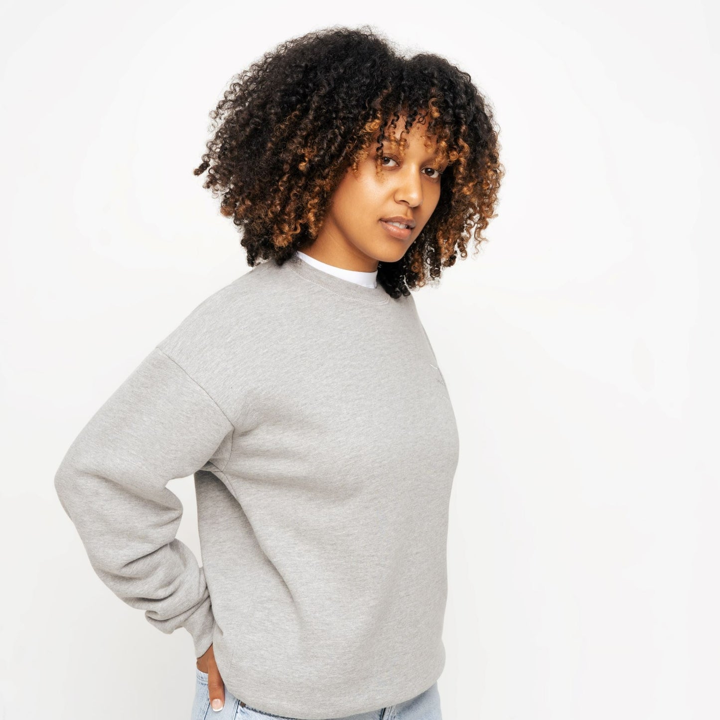 Re:Set Signature Crew - Lightweight - Stark Grey