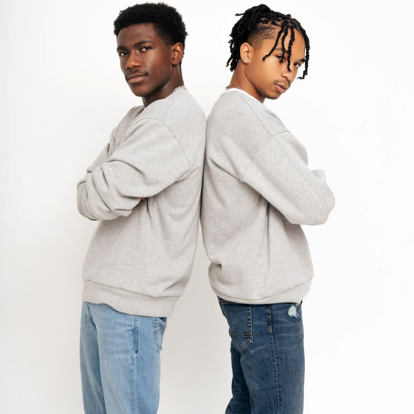 Re:Set Essential Crew - Lightweight - Stark Grey
