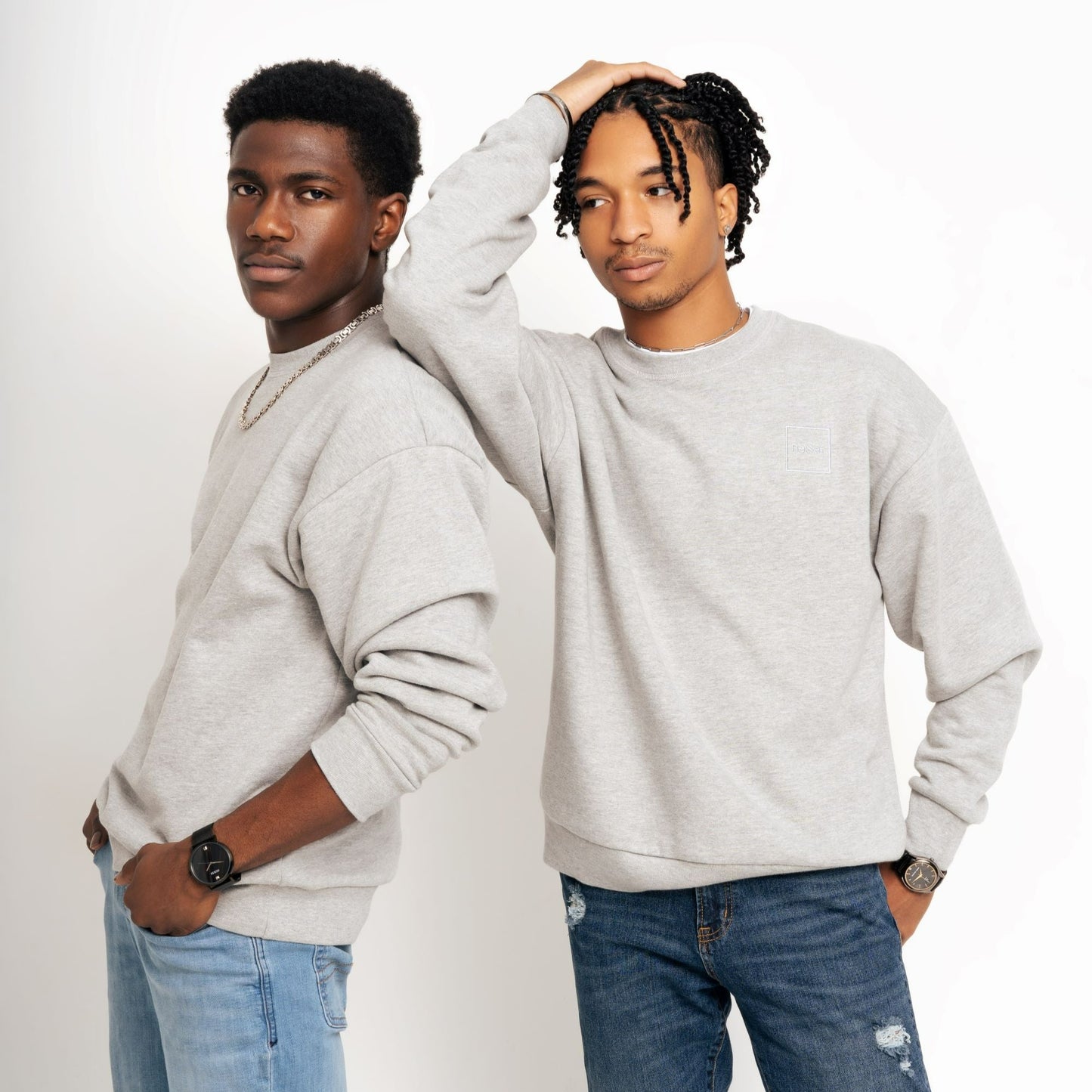 Re:Set Essential Crew - Lightweight - Stark Grey