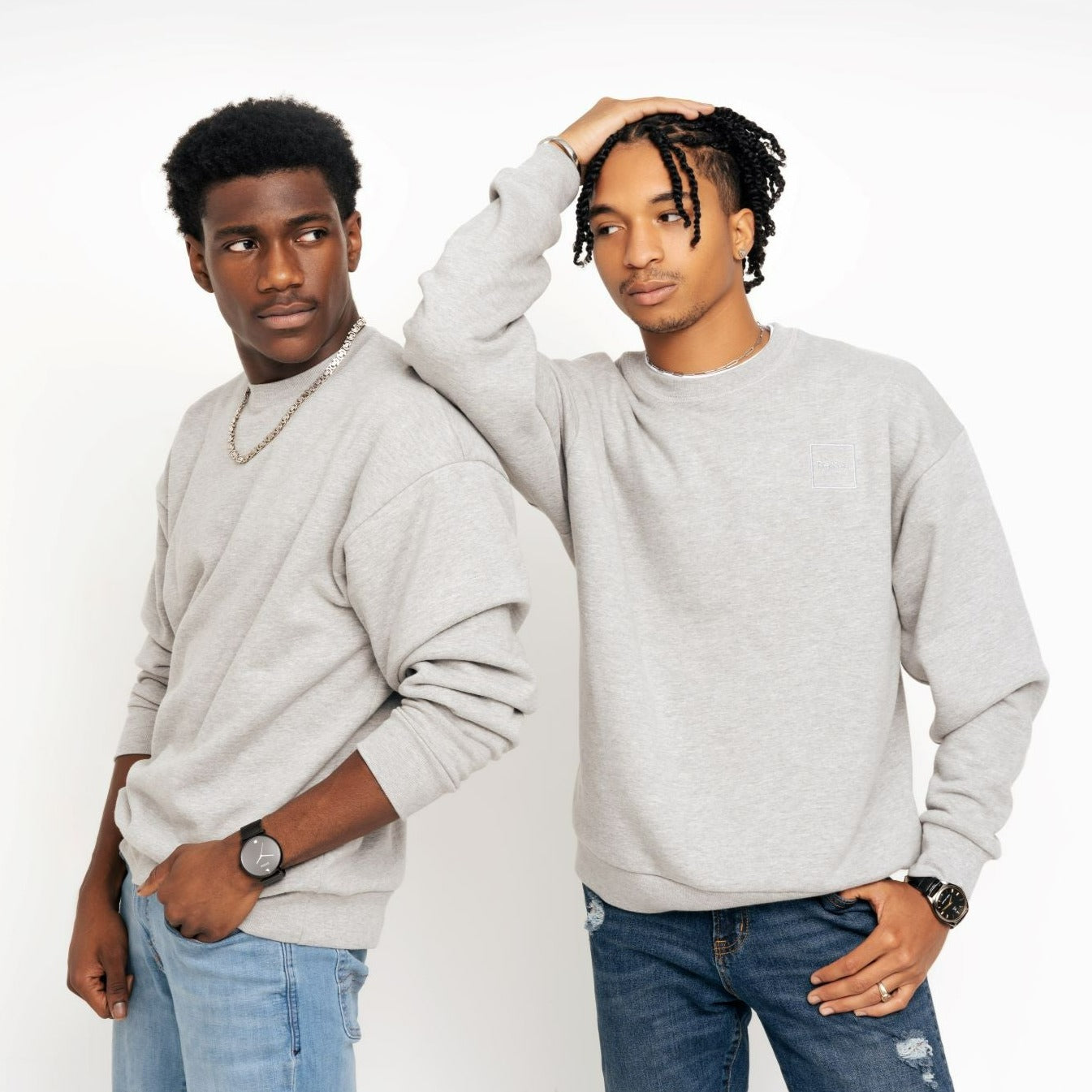 Re:Set Essential Crew - Lightweight - Stark Grey