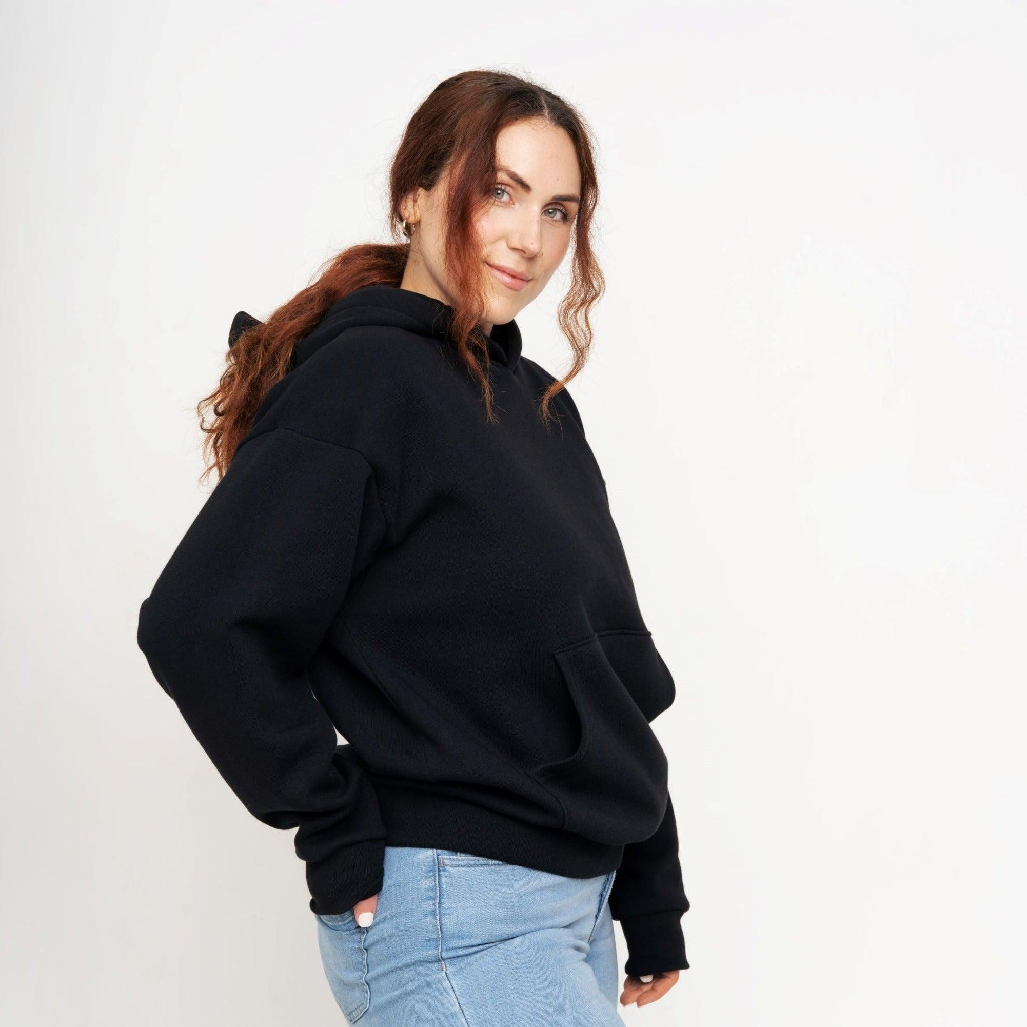 Re:Set Essential Hoodie - Lightweight - Gridiron Black