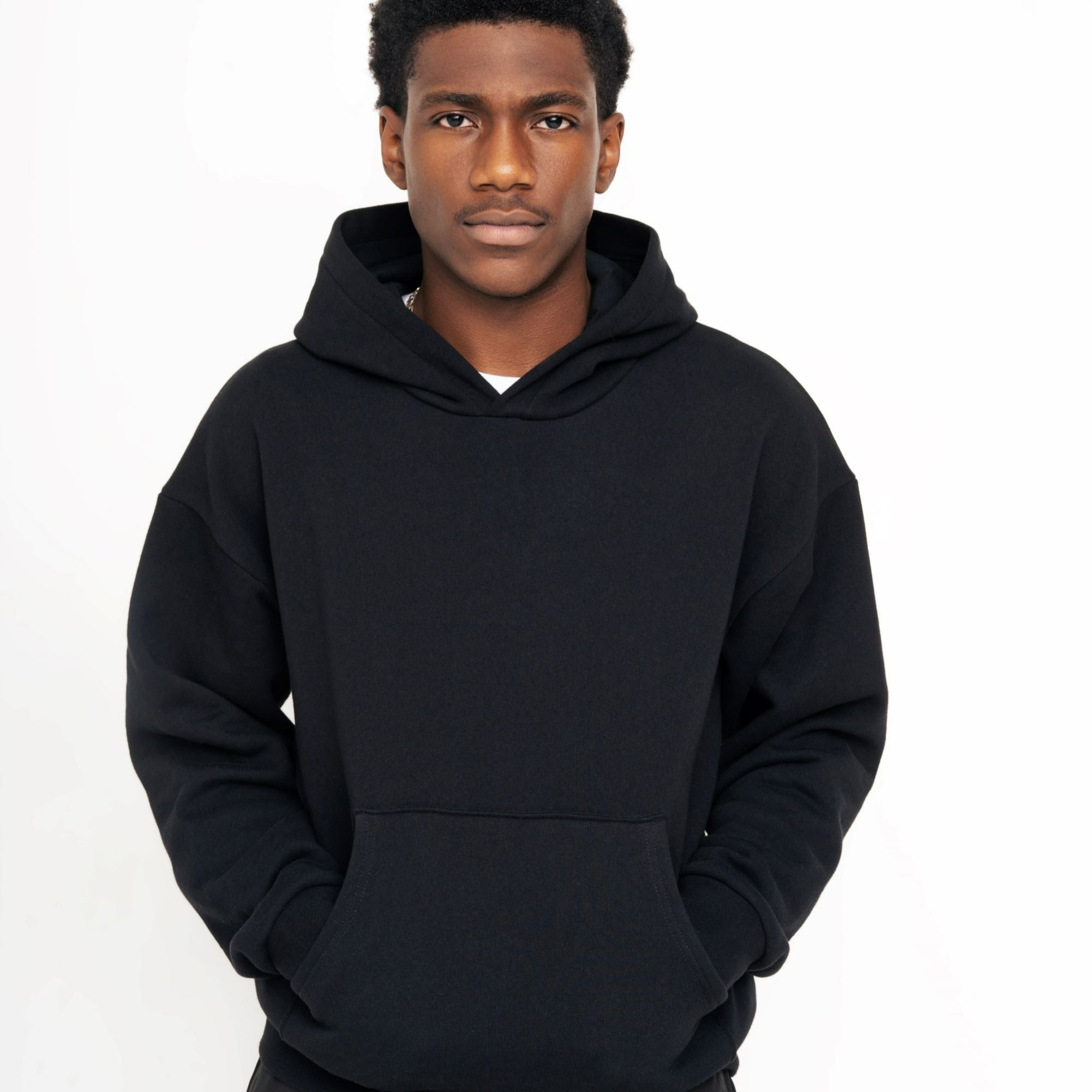 Re:Set Essential Hoodie - Lightweight - Gridiron Black